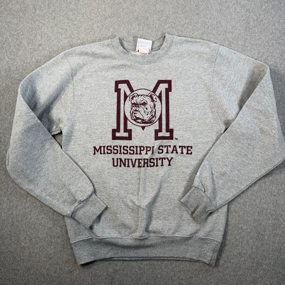 Mississippi State University Bulldogs Champion Crewneck Sweatshirt Size Small